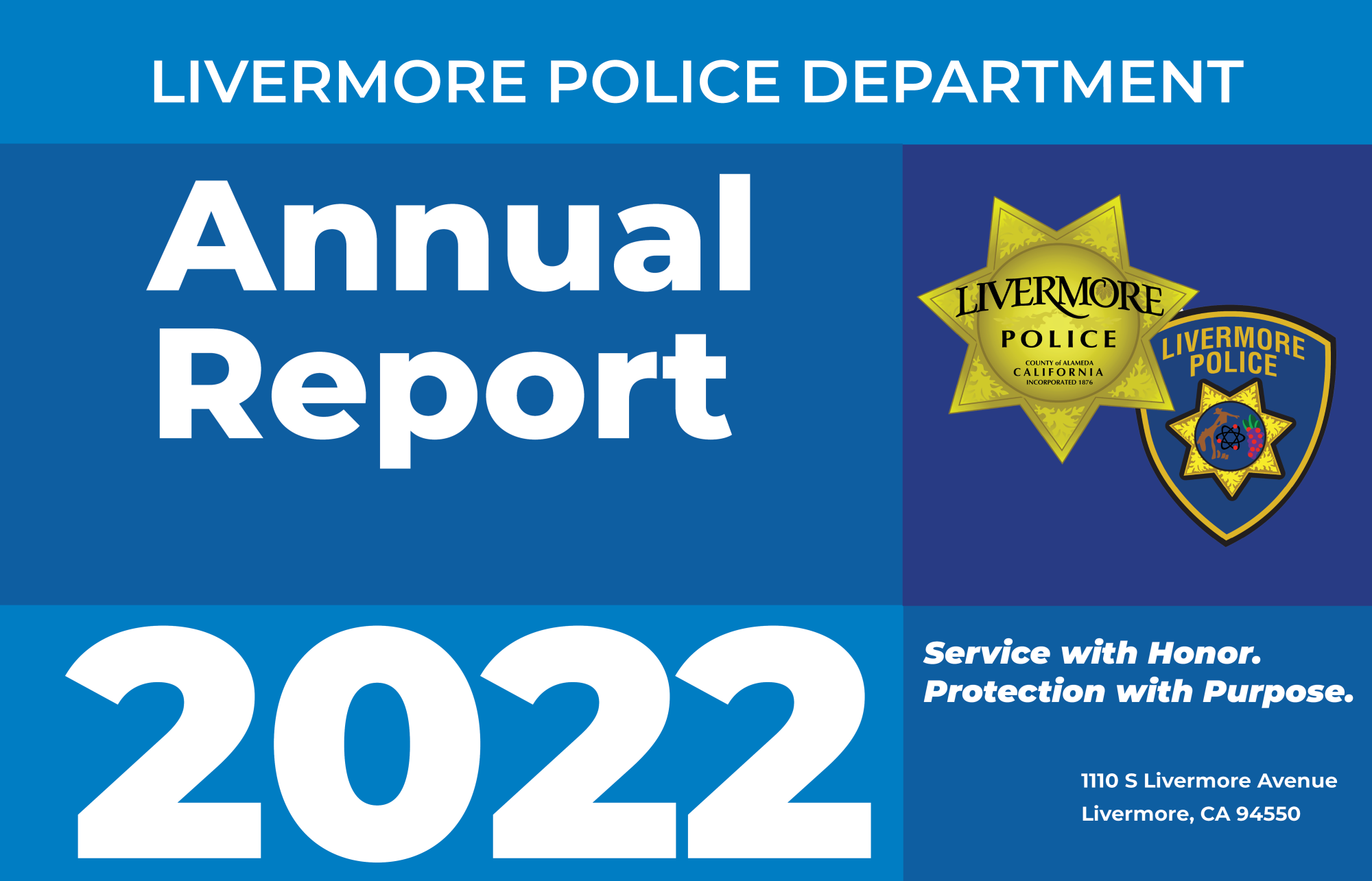 2022 LPD Annual Report cover page for website scrolling