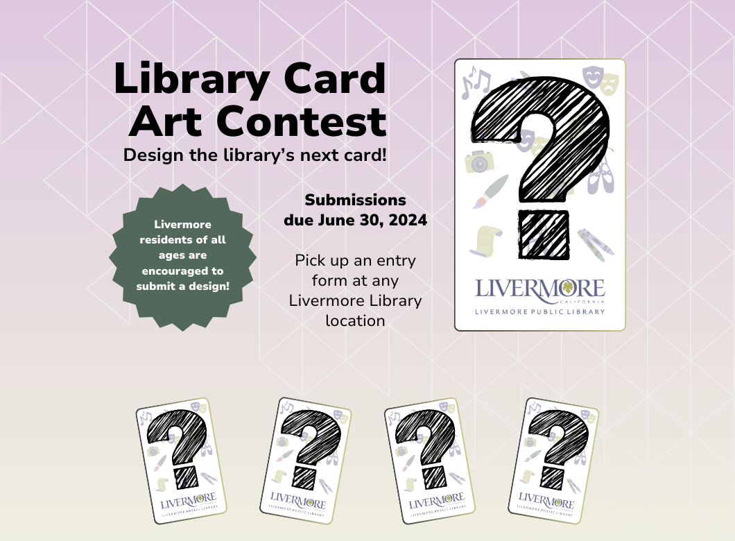 Library Card Art Contest in June 2024