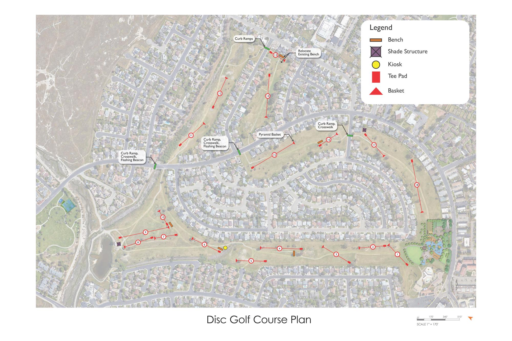 Springtown Disc Golf Plan 2024 05 06
