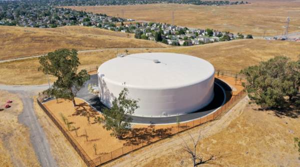 Drone Aerial Image of the Doolan Water Storage Tank