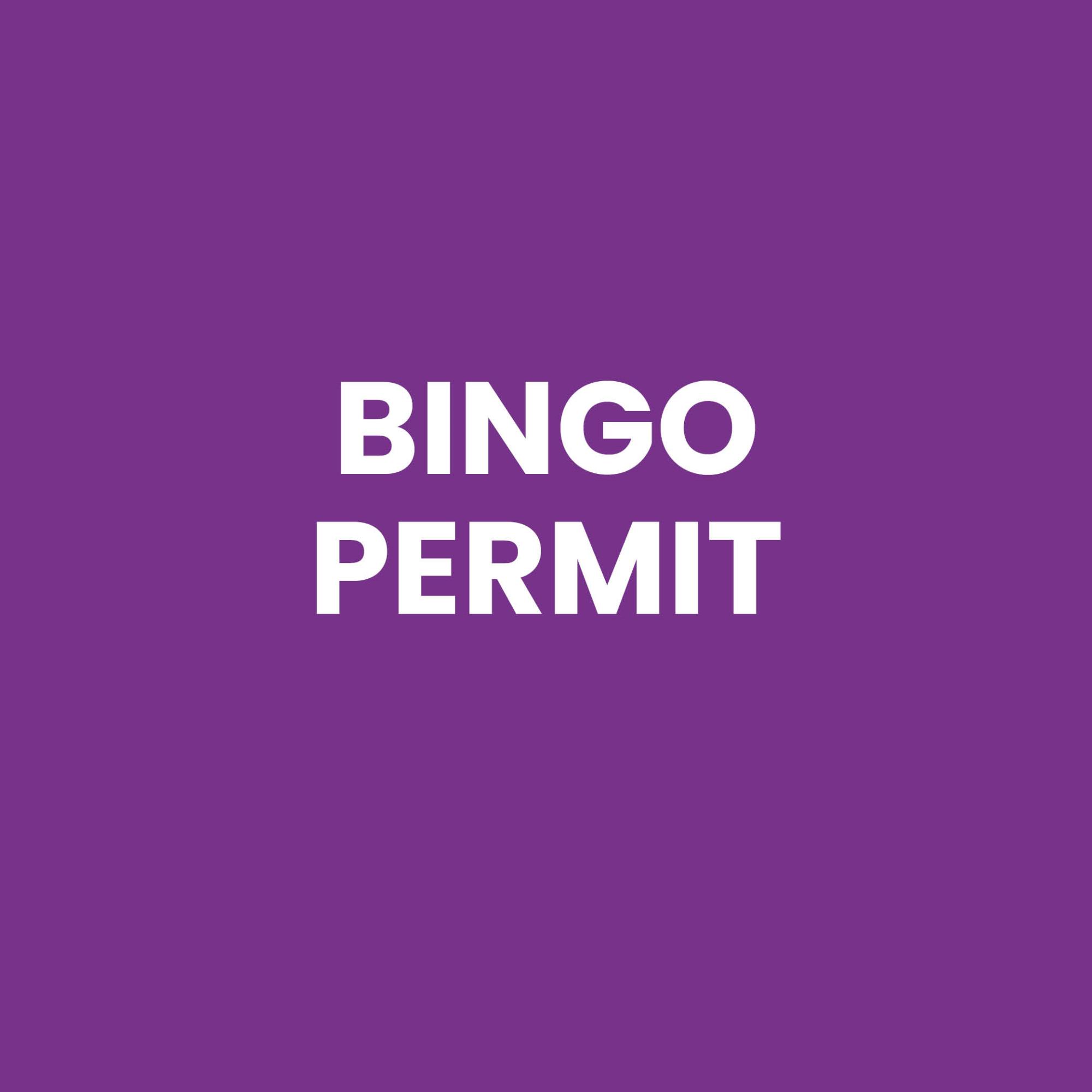 Bingo Permit