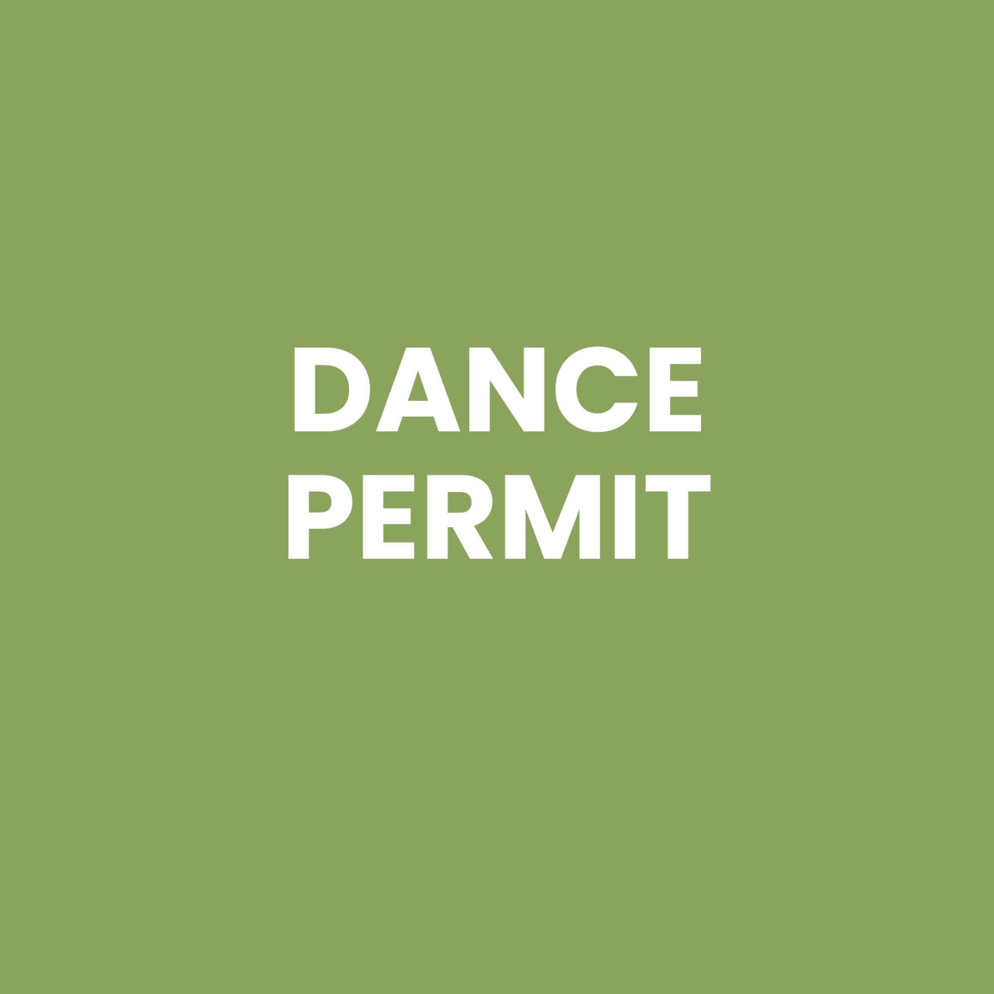 Dance Permit